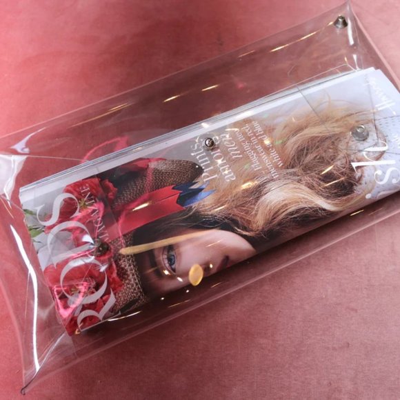 Envelope Transparent Clutch Clear Handbag Purse Bag - Picture 8 of 12